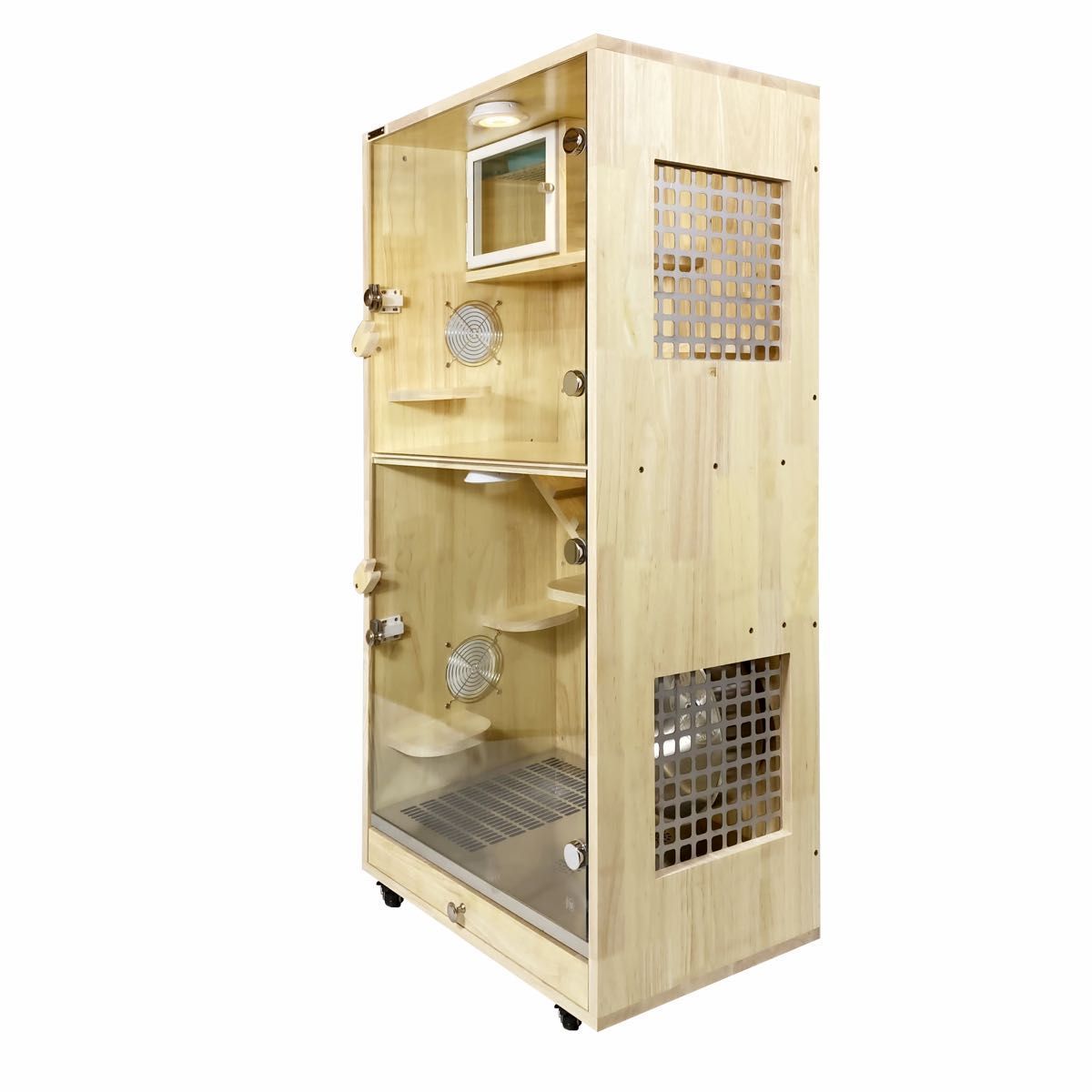 RAKYPET チンチラゲージセット 小動物飼育ケージ 高級木製120 RAKYPET チンチラゲージセット 小動物飼育ケージ 高級木製120