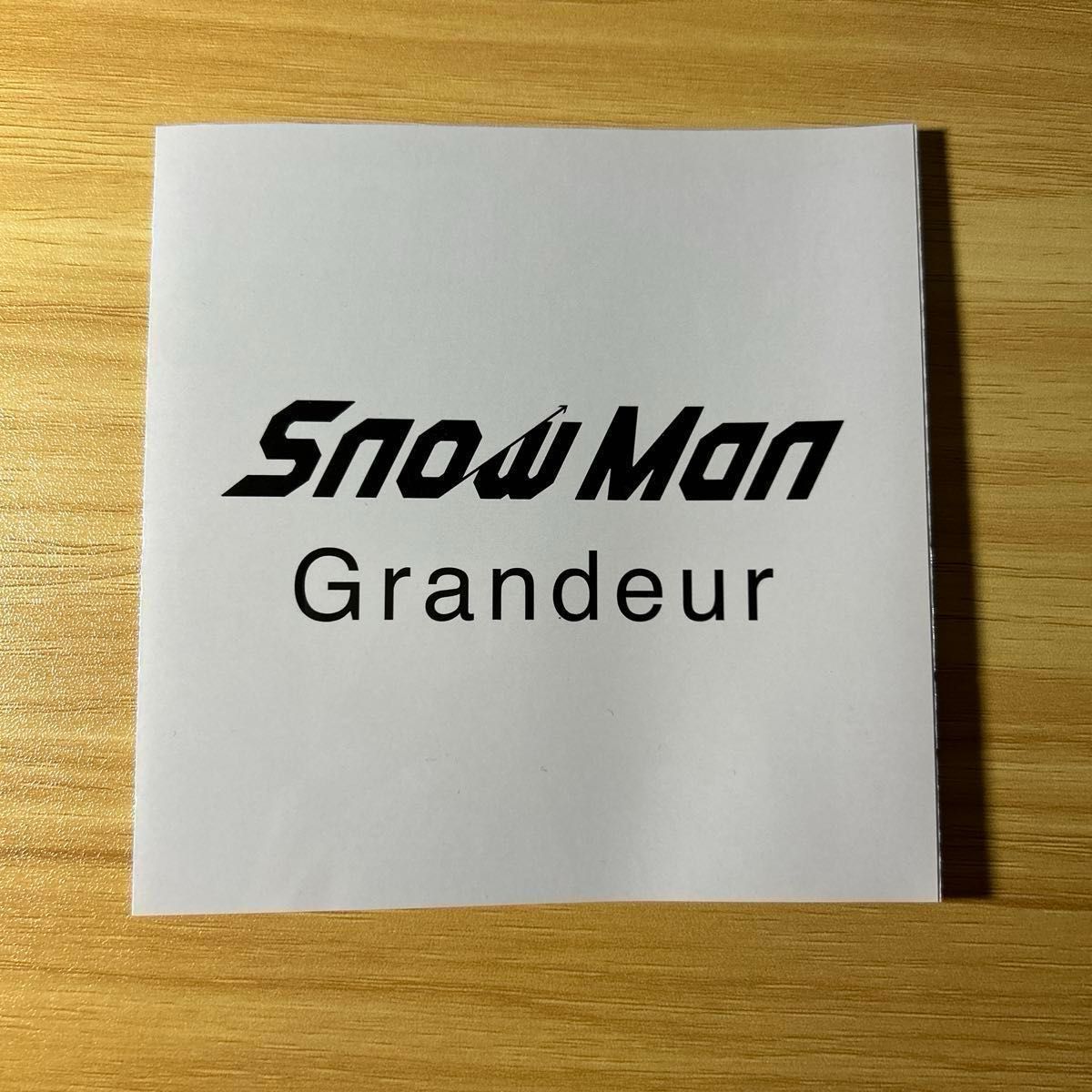Snow Man Grandeur CD+DVD 初回盤A（ソロアザージャケット付き）