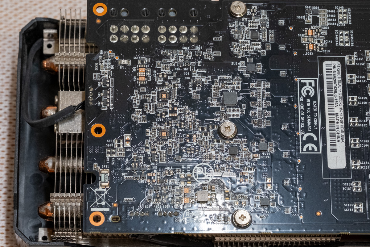ジャンク品 Palit GeForce RTX2080Ti (NE6208T020LC-150A)の画像7