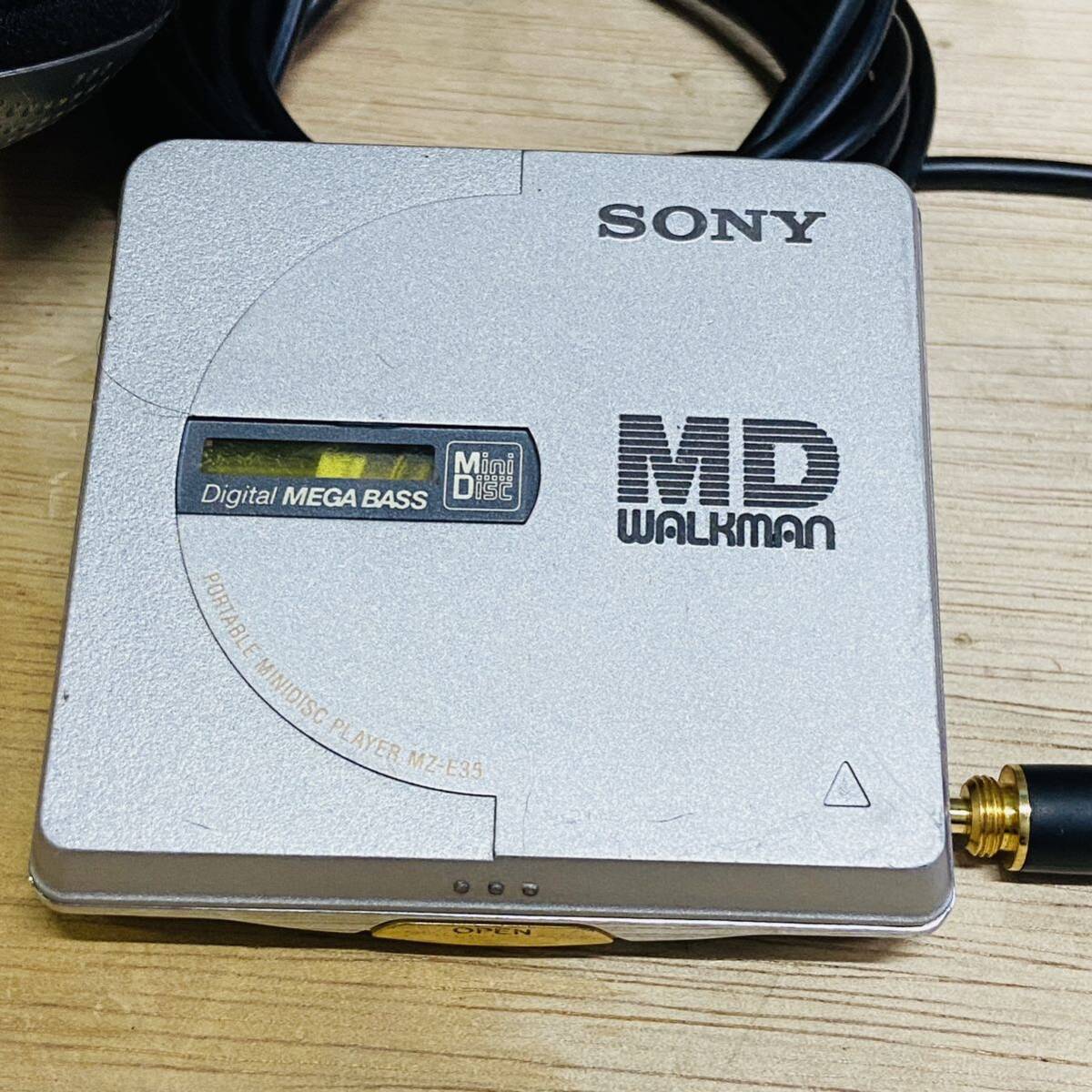 SONY Sony MDWALKMAN Walkman MZ-E35 /MDR-CD480 headphone attaching audio equipment portable MD player 