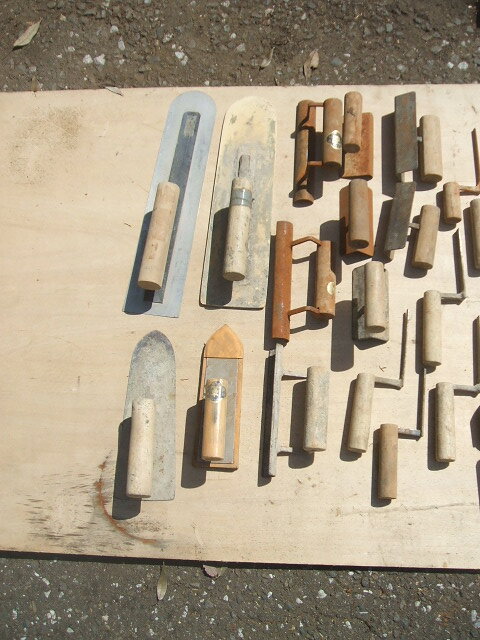 左官道具 職人 道具 こて 多数 ２５個 まとめて売り切り 使用確認済の画像3