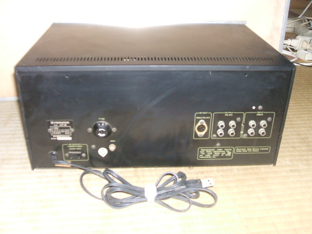 PIONEER Pioneer made STEREO CASSETTE TAPE DECK stereo cassette tape deck CT-9 electrification verification settled junk 
