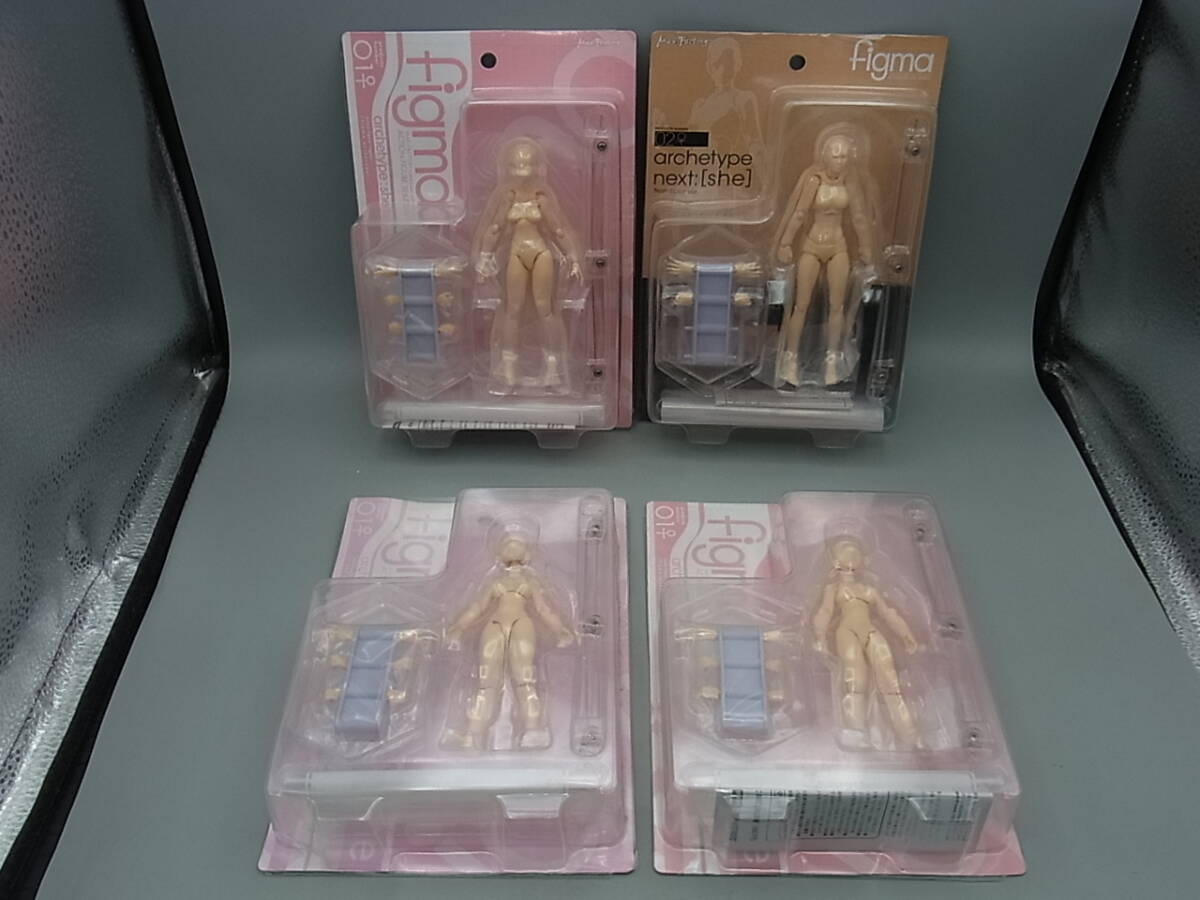 PM12-6/4点セット figma アーキタイプ:シー フレッシュカラー 01♀ 02♀ archetype:she next:she flesh color ver. 素体 フィギュアの画像1