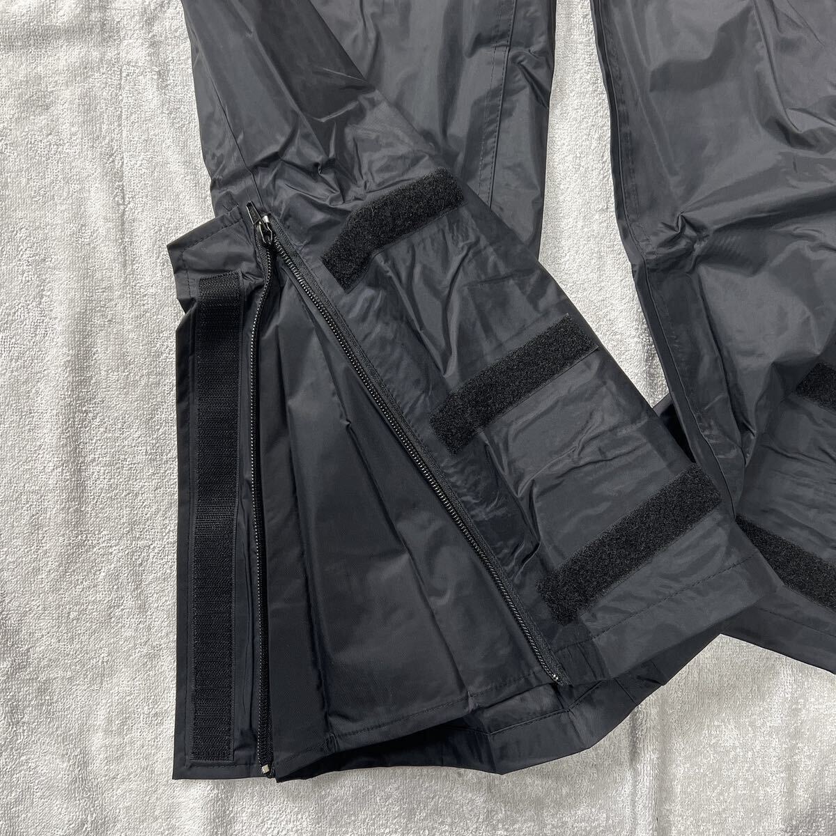 S.K.Y レインパンツ PVCコーティング BLACK 3Lサイズ ライディングパンツ パンツ 雨具 撥水 カッパ A60513-24_画像4