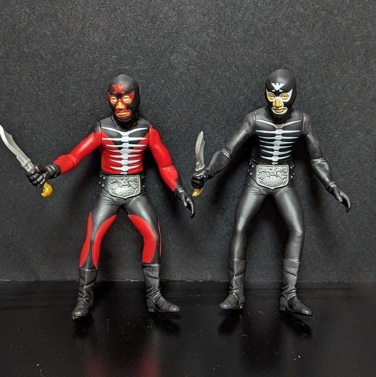 仮面ライダーショッカー黒戦闘員と赤戦闘員ソフビフィギュア 仮面ライダーショッカー黒戦闘員と赤戦闘員ソフビフィギュア