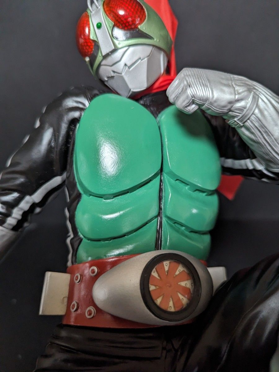 仮面ライダー新１号ライダーキックビッグソフビフィギュア