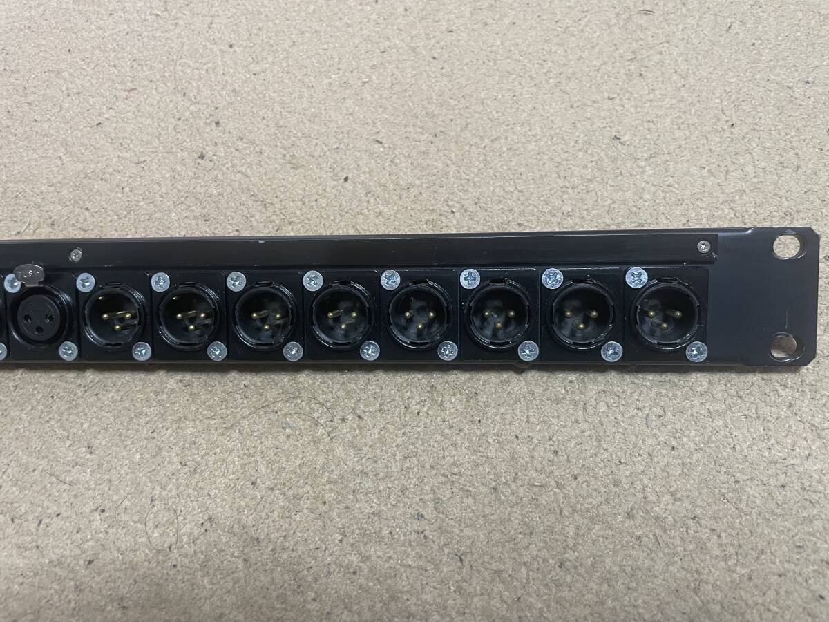 1U rack connector panel Canon attaching 16 hole 