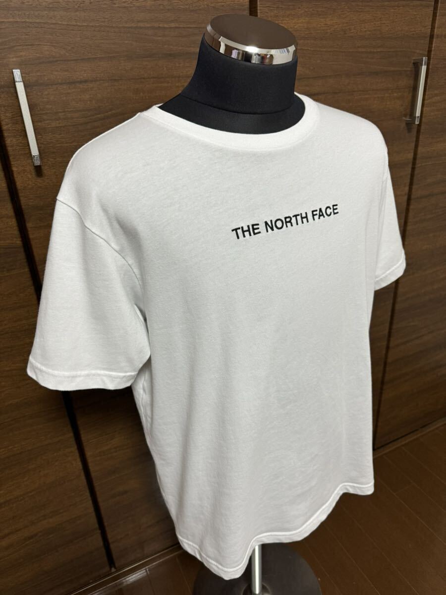 THE NORTH FACE(ザ・ノースフェイス） S/S Logo Embroidered Tee（ロゴエンブロイダードティー）NT32001X ホワイト XL GOLDWIN正規品_画像9