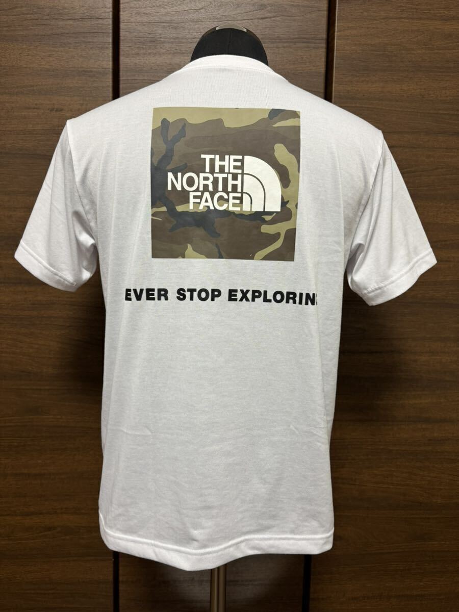 THE NORTH FACE(ザ・ノースフェイス） S/S Square Camoflage Tee（スクエアカモフラージュティー）NT32158 ホワイト M GOLDWIN正規品_画像2