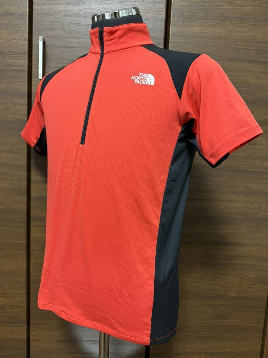 THE NORTH FACE(ザ・ノースフェイス） S/S HYBRID DELTA ZIPUP（ハイブリッドデルタジップアップ）NT11417 レッド M GOLDWIN正規品_画像1