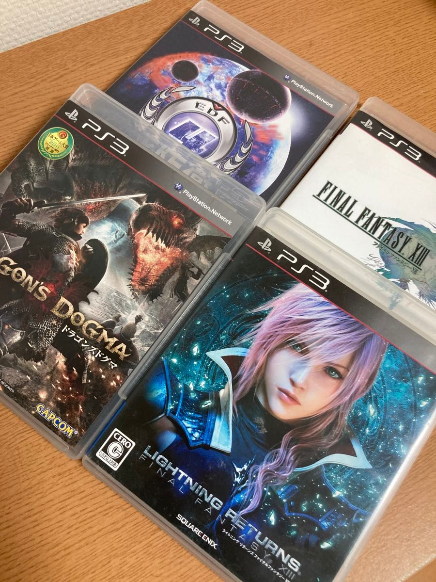 【PS3】 ライトニング リターンズ ファイナルファンタジーXIII 地球防衛軍4 ドラゴンドグマ まとめて　まとめ売り