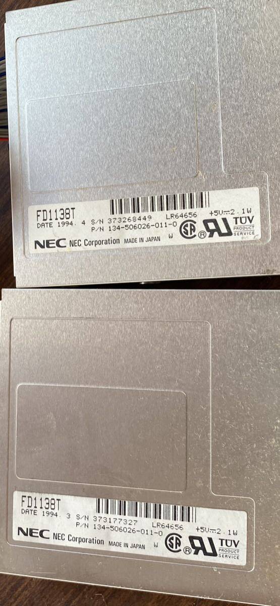 NEC製3モード対応フロッピードライブ「FD1138T」 PC98用　PC9821_画像4