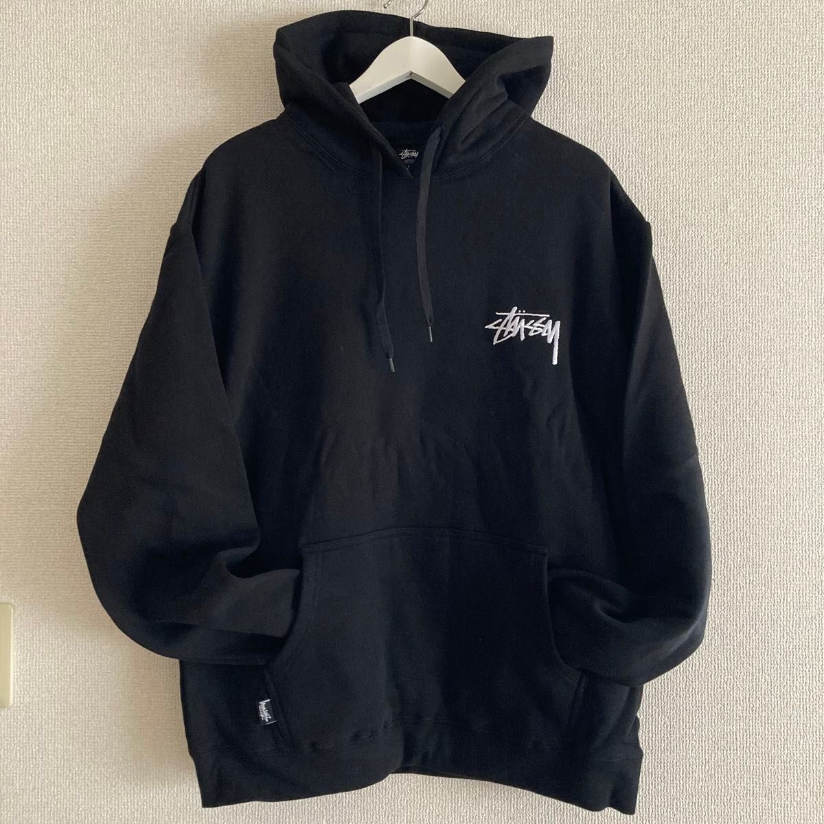 海外限定】L STUSSY 8ball Chenille パーカー ブラック 海外限定】L STUSSY 8ball Chenille パーカー ブラック