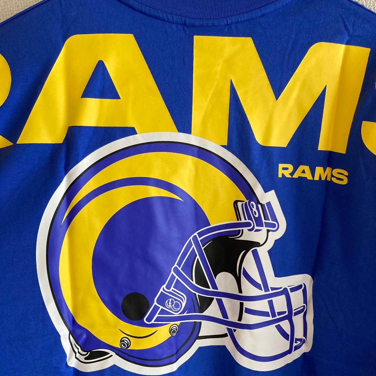 【US限定】ニューエラ NFL ロサンゼルスラムズ オーバーサイズロゴTシャツ new era Los Angeles Rams