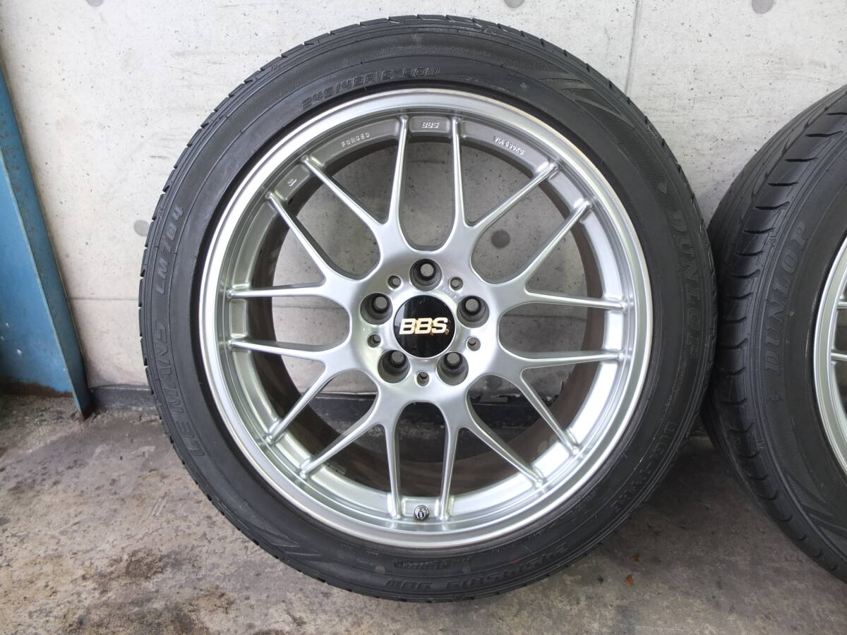 BBS 19インチ 245/45R19 245/45/19 レクサス LS460 LS600h BMW 4本セット　1本オマケ付き　LS600用ロックナット付き_画像2