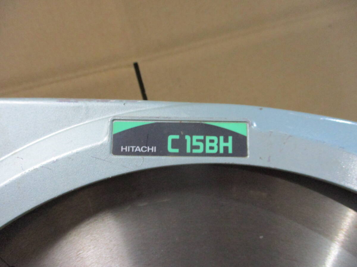 S146　棚22　現状品　通電確認済み　HITACHI　日立工機　丸のこ　382ｍｍ　C15BH　電動工具　DIY　_画像2
