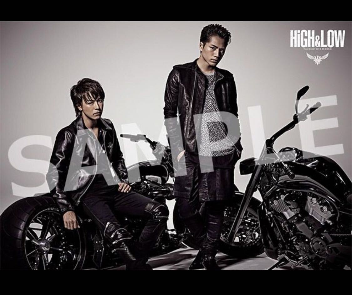 HiGH & LOW SEASON 1 完全版BOX 特典　ポスター　雨宮兄弟　雨宮雅貴　雨宮広斗　EXILE TAKAHIRO 登坂広臣　三代目　JSB_画像1