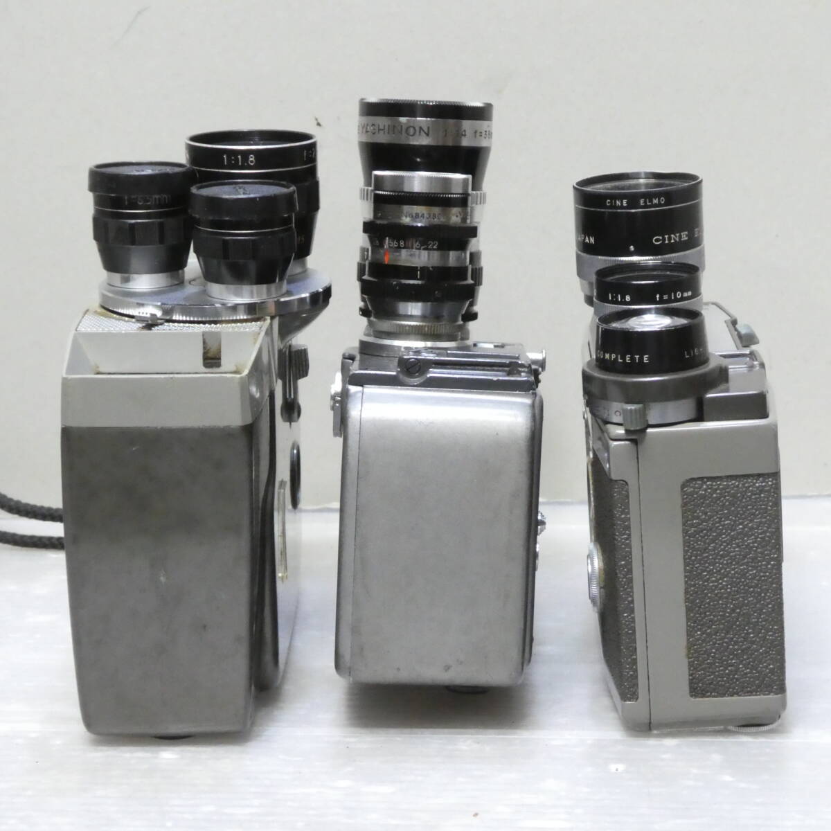  film ( compact ) camera (609) Sankyo-movimat PRONON Yashica-8 YASHINON ELMO 8-L CINE ELMO Junk set 