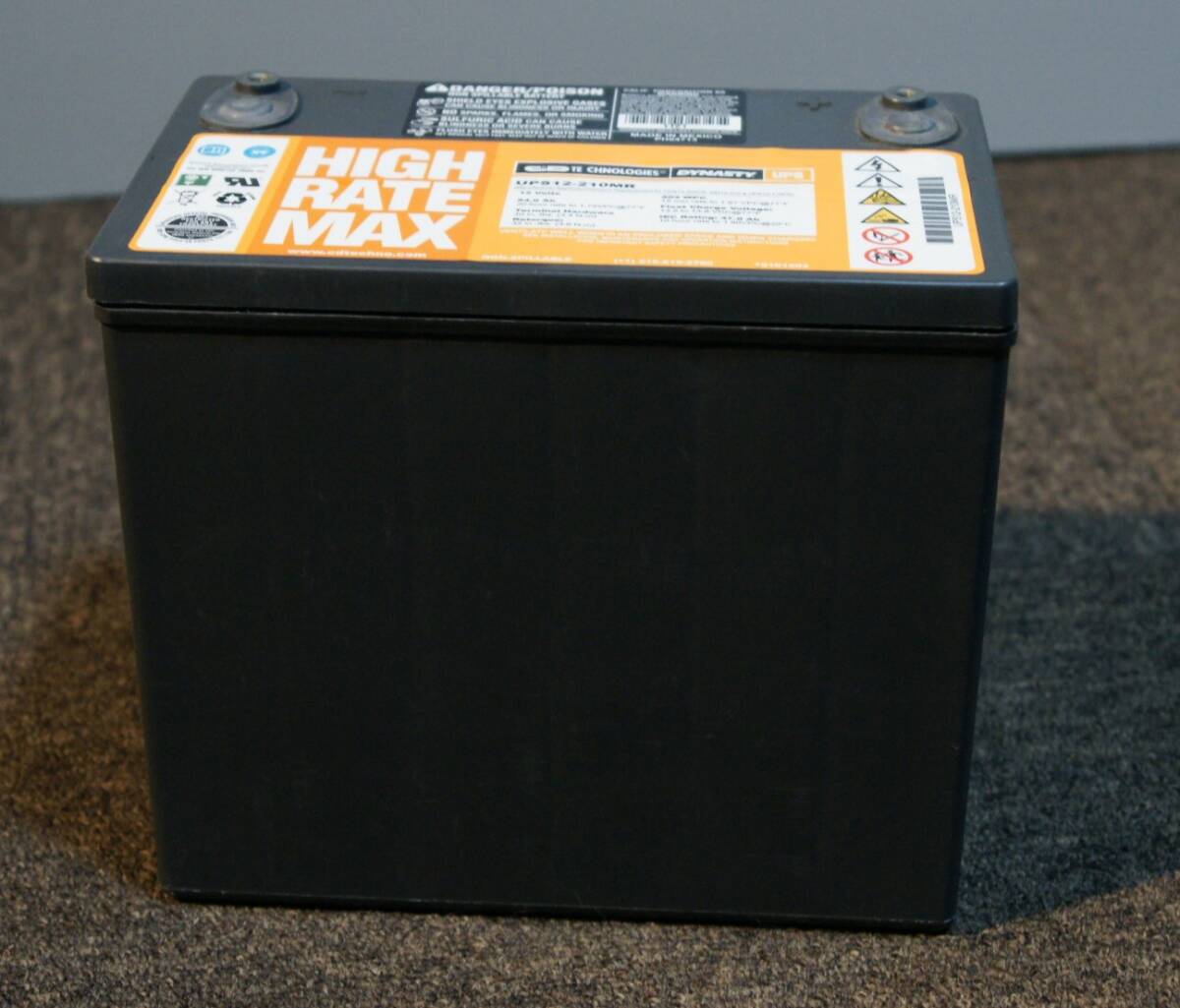 C&D Technologies UPS 12-210MR VRLA Battery バッテリー RV キャンピングカー ソーラー 太陽光蓄電 非常電源 バルク品 ⑧の画像5