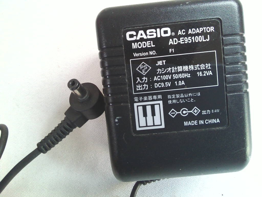 CASIO/ Casio keyboard for AC adaptor AD-E95100LJ(9.5V 1A)* operation goods 