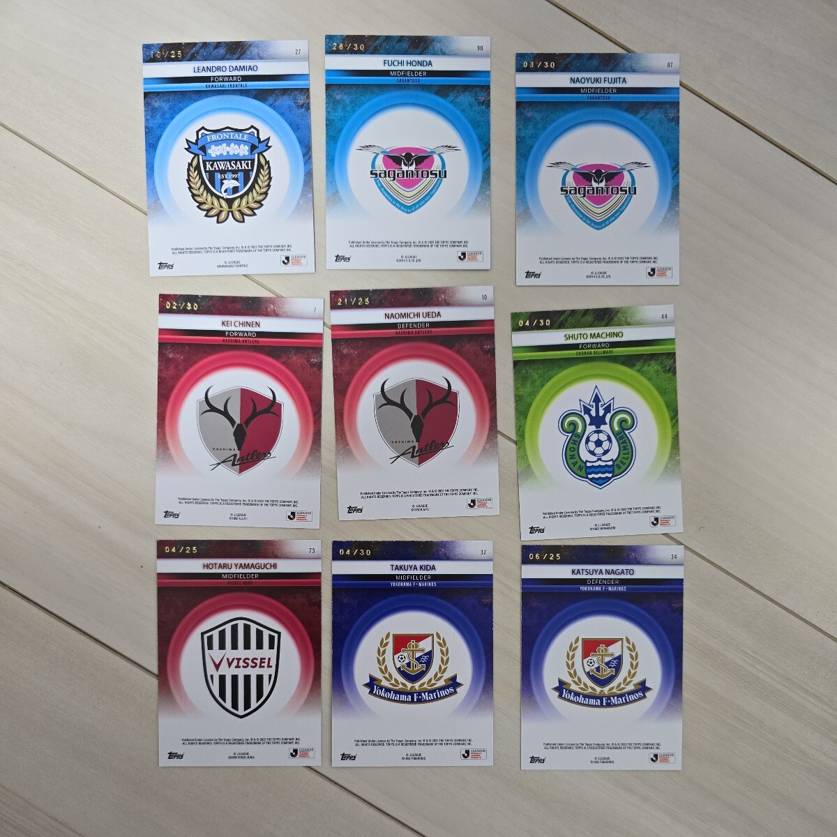 Topps J-league 30th Anniversary SPECIAL TRADING CardJリーグ 30周年企画 特別カード まとめ売りの画像2