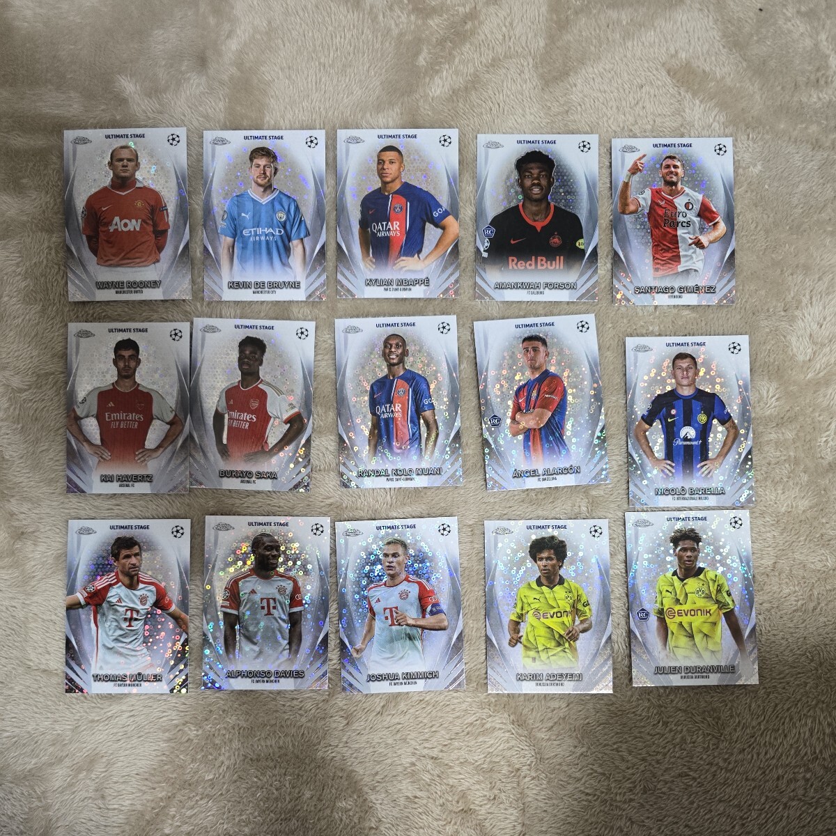 2023-24 TOPPS UEFA CLUBCOMPETITIONS ultimate  stage まとめ売りの画像1