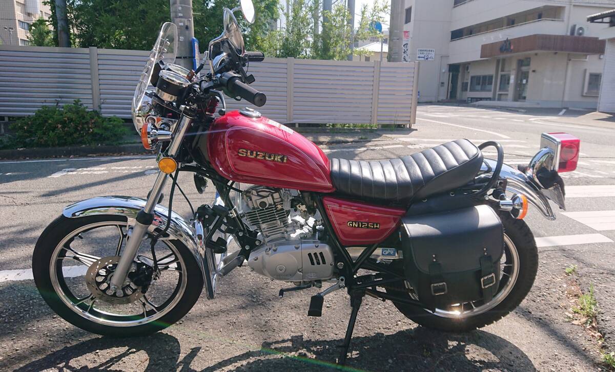 GN125H  один владелец    красивый  автомобиль  ... для  custom  большое количество  SUZUKI 2022 Год выпуска   импортные автомобили  ... на машине ... 