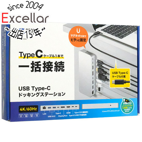 SANWA SUPPLY USB Type-Cドッキングステーション USB-CVDK9 [管理:1000028304]_画像1