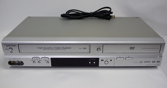 【中古】三菱電機 ビデオ一体型DVDプレーヤー DJ-V250 リモコンいたみ [管理:1150013986]_画像1