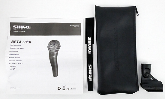 【中古】SHURE ボーカルマイクロホン BETA58A [管理:1150027354]_画像2