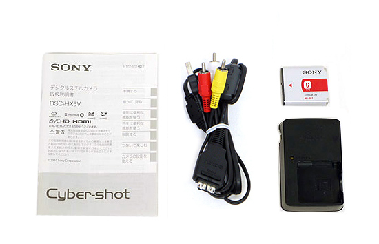 【中古】SONY製　Cyber-shot　DSC-HX5V　ブラック　1060万画素　元箱あり　[管理:303102921]_画像3