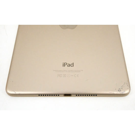 【中古】APPLE iPad mini 4 Wi-Fi 64GB ゴールド MK9J2J/A 本体いたみ [管理:1050018687]_画像2