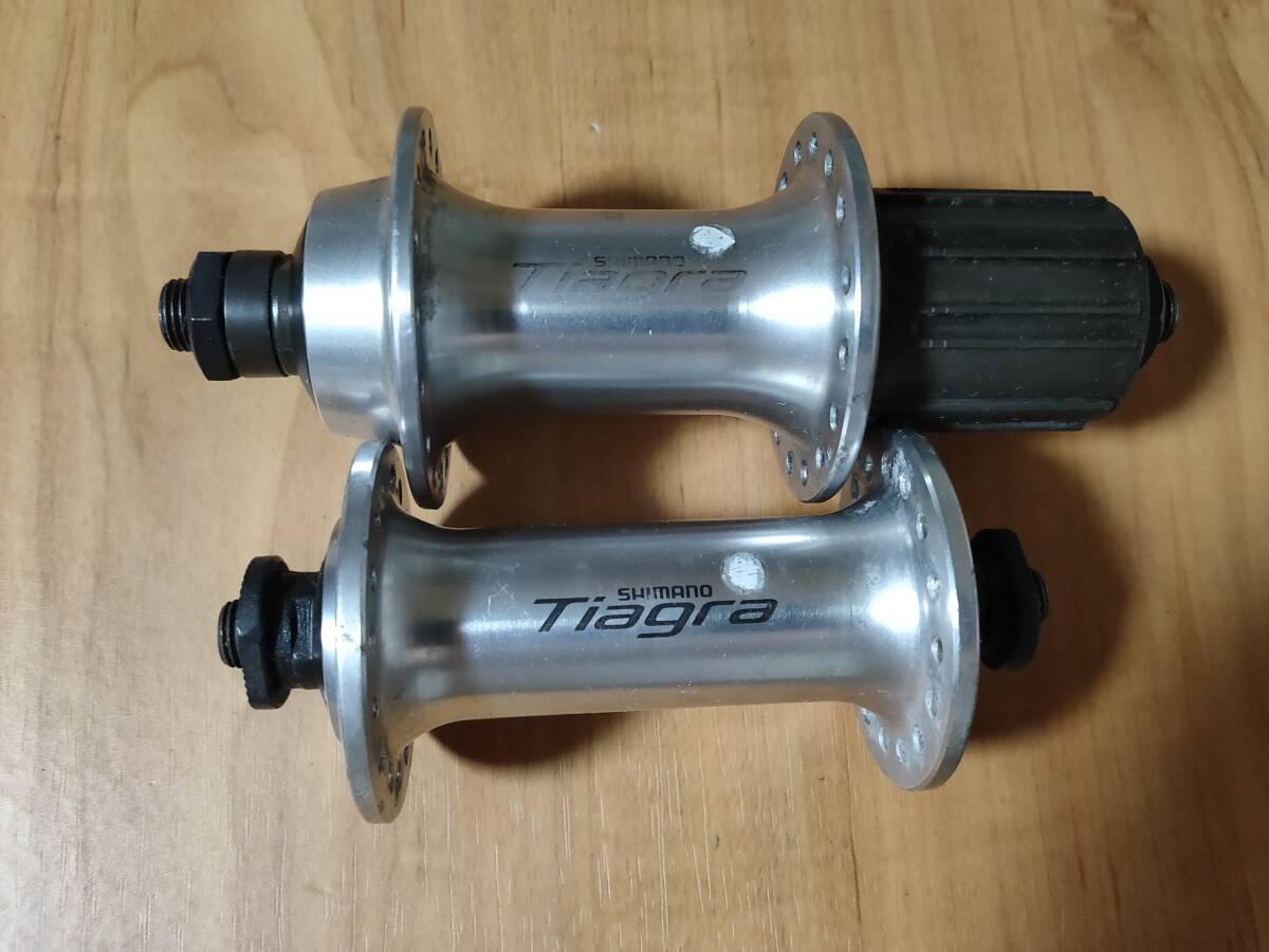 shimano tiagra HB-4600 FH-4600 32H フロントハブ リアハブ ティアグラ_画像1