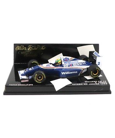 ミニチャンプス 1/43スケール ウィリアムズ ルノー FW15 アイルトン・セナ 1994年エストリル1/43スケール