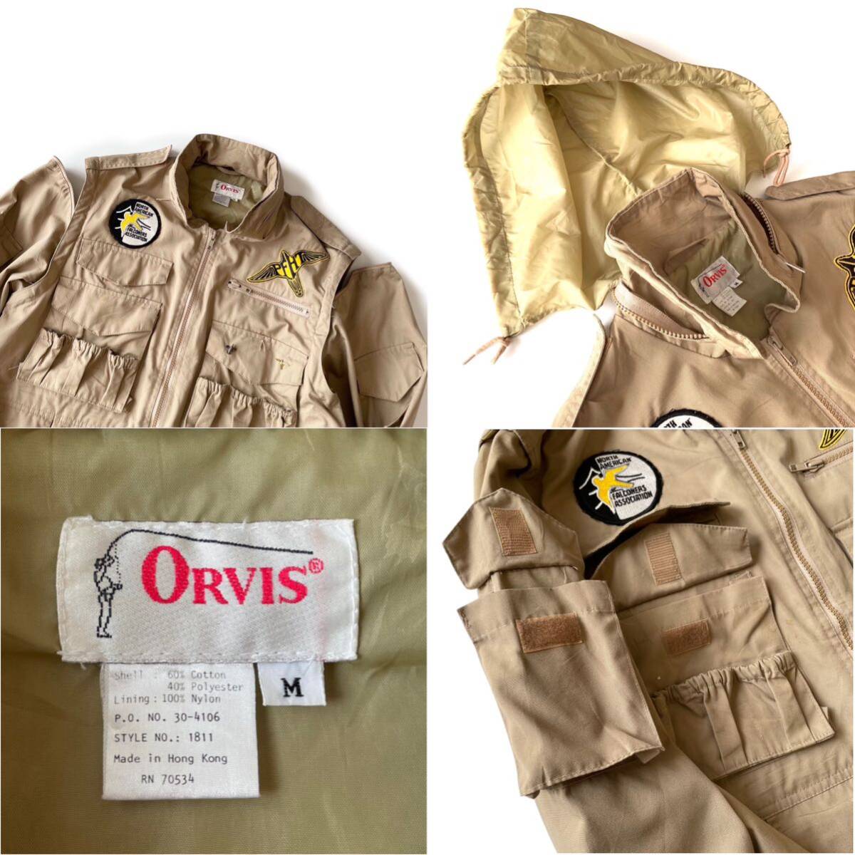 【名作】ORVIS Photographer Jacket フォトグラファージャケット カメラマンジャケット ベスト オービス ヴィンテージ 80s フィッシングの画像3