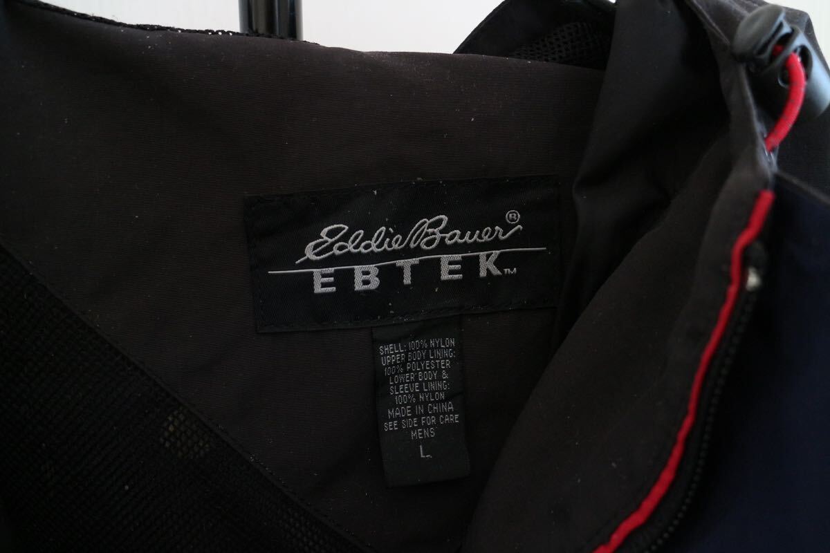 Eddie Bauer EBTEK WEATHER EDGE マウンテンパーカー ナイロンジャケット ハーフジップ プルオーバーの画像3