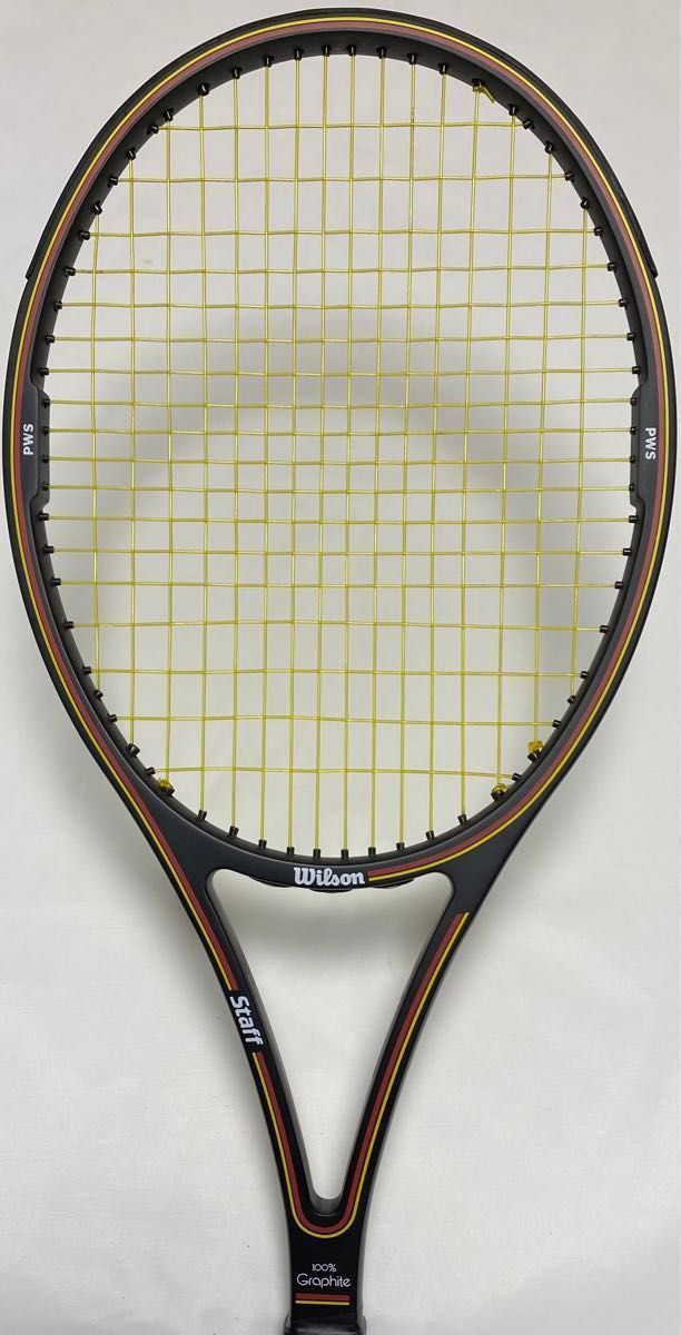 未使用に近い Wilson ヴィンテージラケットstaff  L3 ウィルソン スタッフ ビンテージラケット  硬式テニスラケット