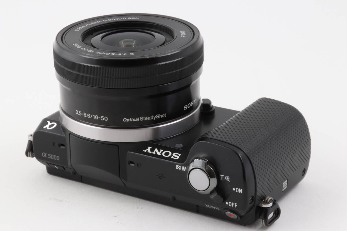 AB+ (良品) SONY α5000 ILCE-5000L パワーズームレンズキット 16-50mm F3.5-5.6 初期不良返品対応 領収書発行可能_画像5