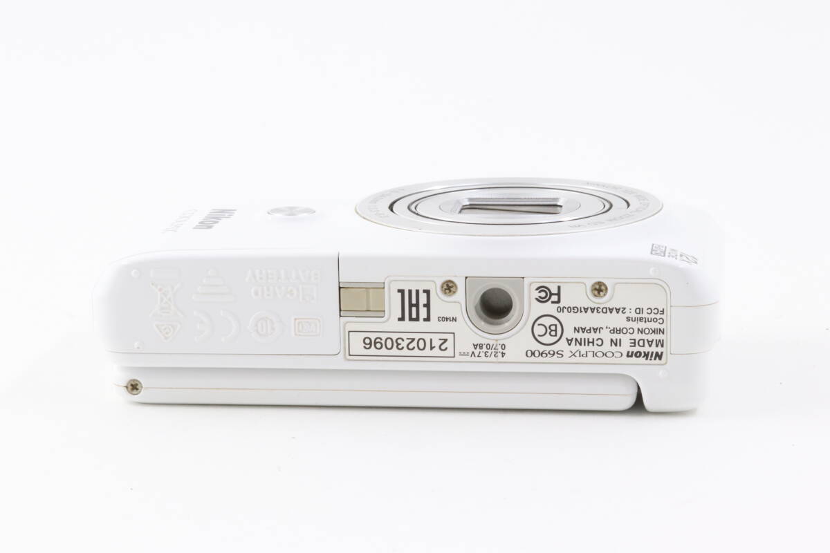 AB (良品) Nikon COOLPIX S6900 ナチュラルホワイト 初期不良返品対応 領収書発行可能_画像7