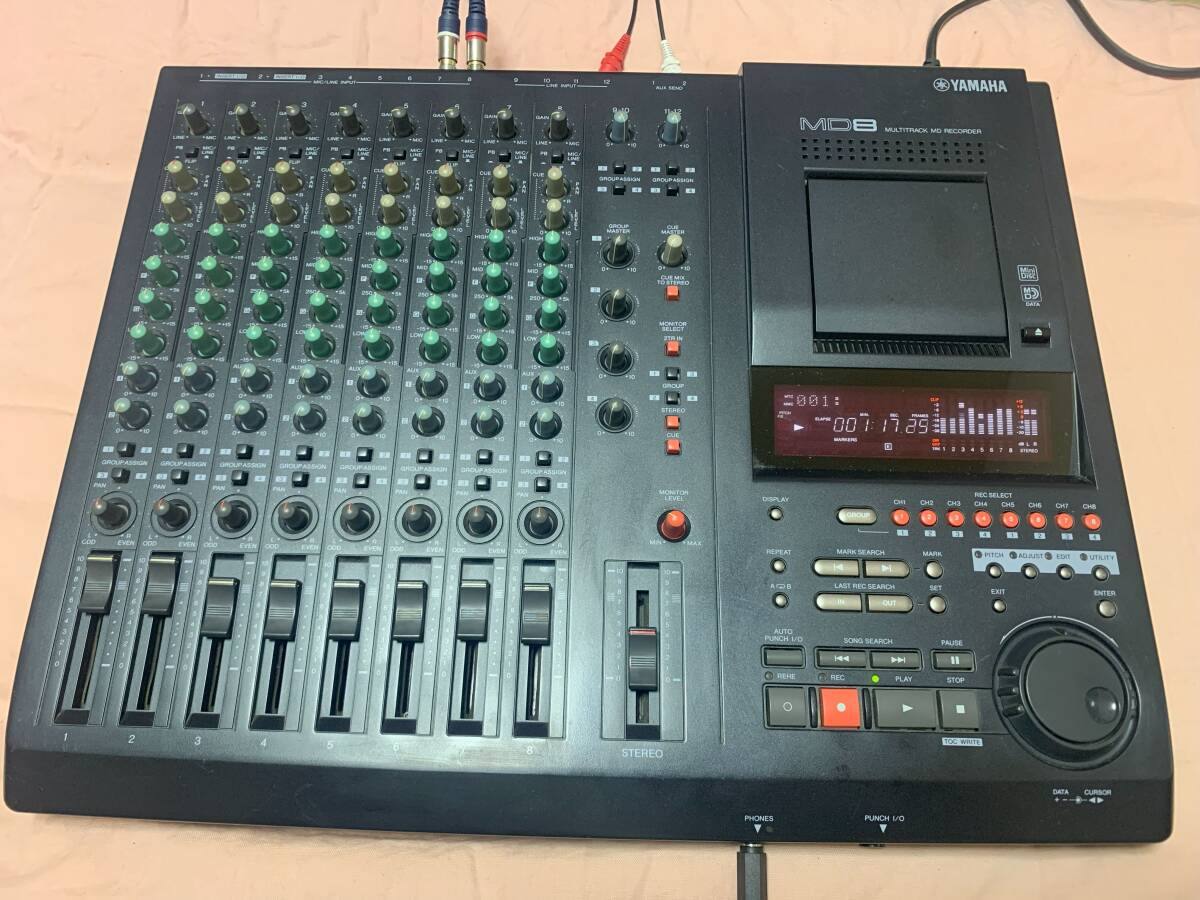 YAMAHA Yamaha MD8 MD многоканальный магнитофон MTR MD/MD-DATA воспроизведение * запись рабочее состояние подтверждено 