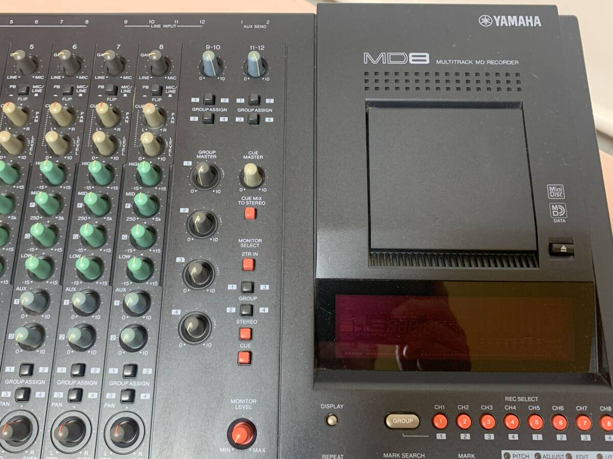 YAMAHA Yamaha MD8 MD многоканальный магнитофон MTR MD/MD-DATA воспроизведение * запись рабочее состояние подтверждено 