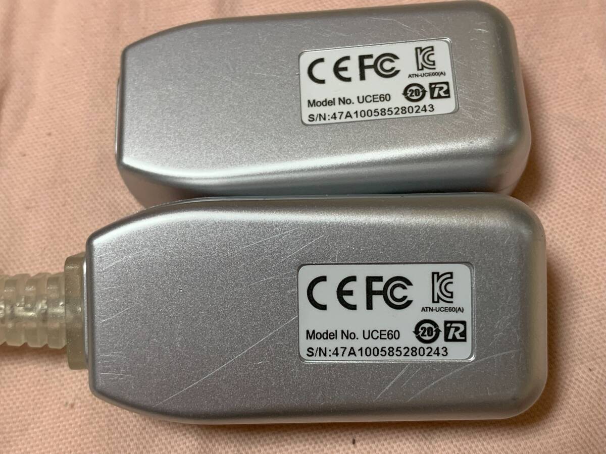 ATEN(エーテン)USB延長器 USB カテゴリ5eエクステンダー UCE60 受信・送信機セット(最大60m延長) 中古動作品の画像2