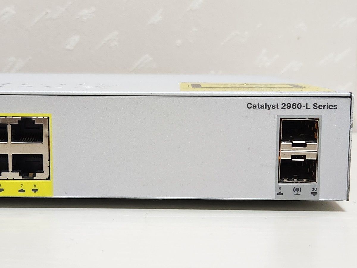 Cisco Catalyst WS-C2960L-8PS-LL PoEスイッチングハブ  シスコ