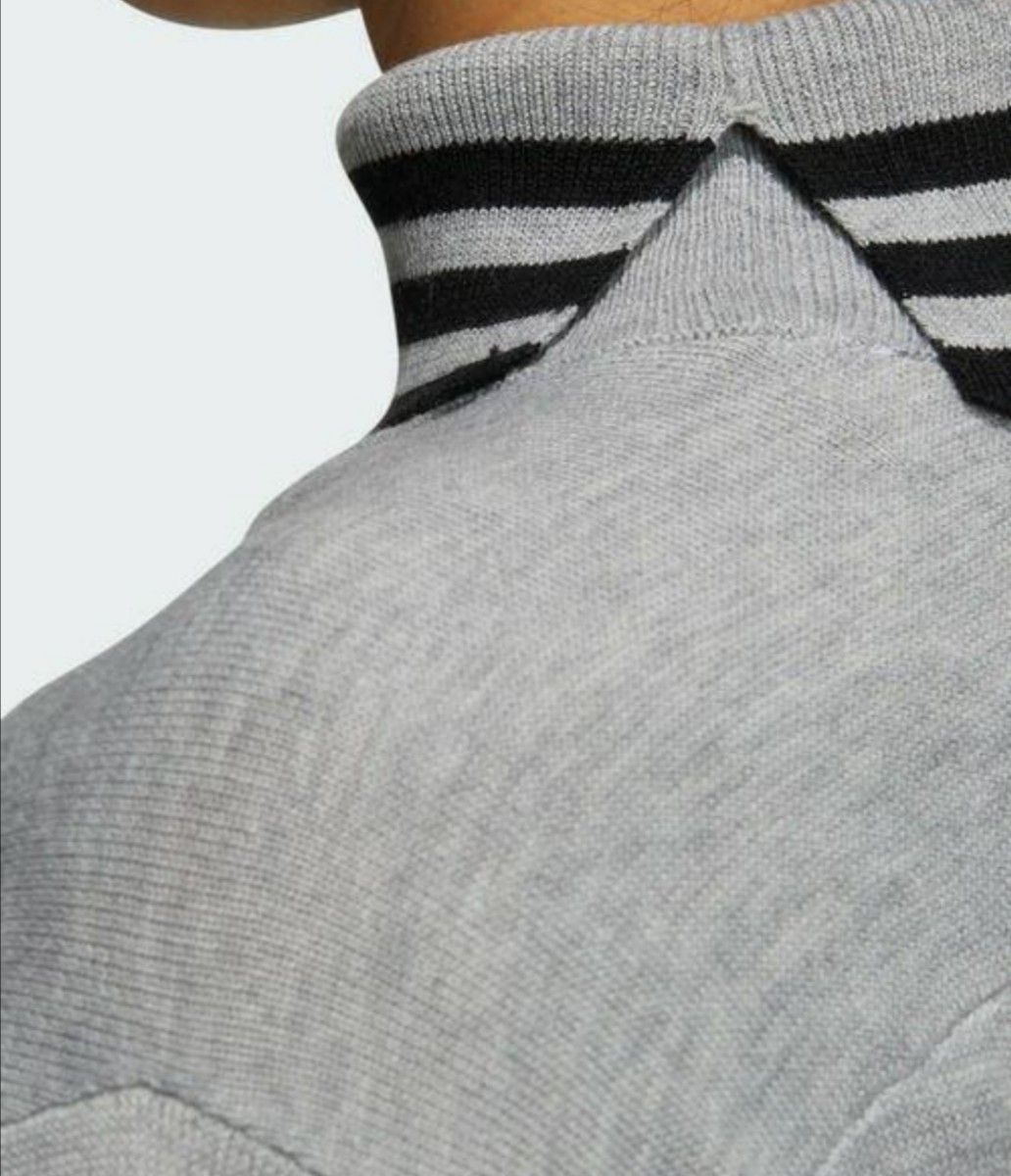新品タグ付 adidas スリーストライプス セーターポンチョ アディダスゴルフ