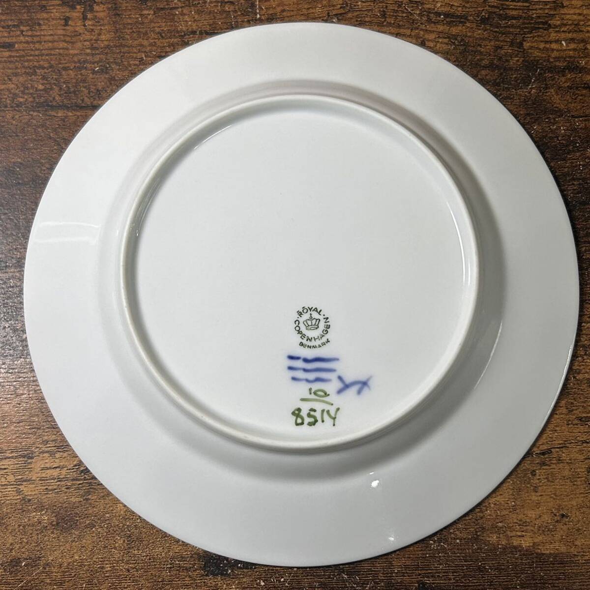 ROYAL COPENHAGEN ロイヤルコペンハーゲン ブルーフラワー プレート 皿 食器 洋食器 アンティーク 自宅保管品_画像5