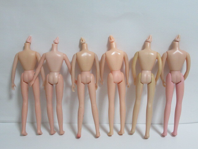タカラトミー リカちゃん人形 ボディのみ6体 ジャンク品の画像5
