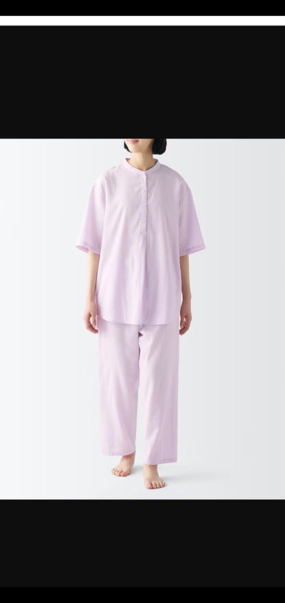 無印良品　五分袖パジャマ　レディースＭサイズ