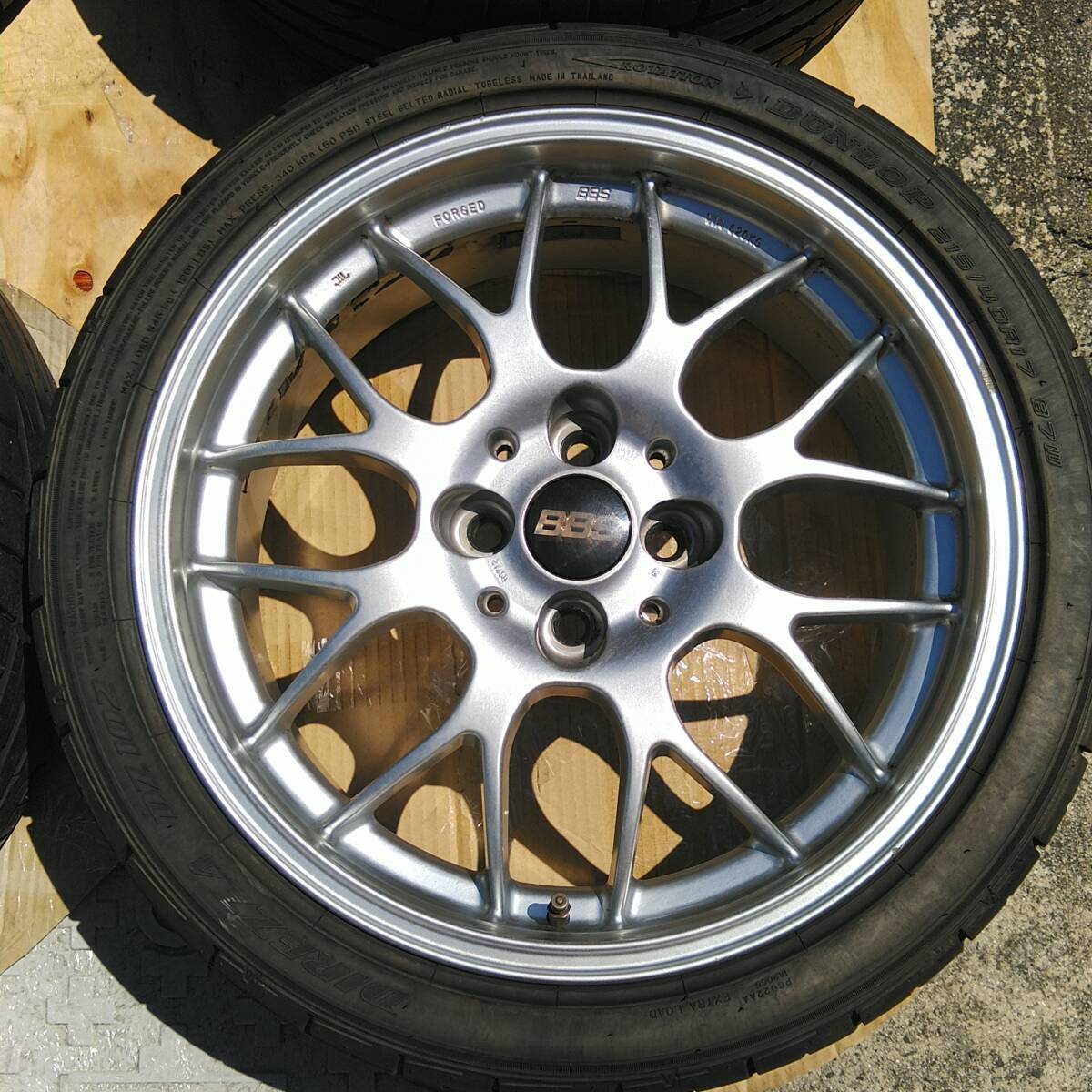 ◇BBS 鍛造 FORGED RG-R RG712 215/40R17 7J 4H/PCD100 IS+38 4本同サイズ パッソ・ルーミー・タンク・ヤリスなどのコンパクトカーに◇の画像6