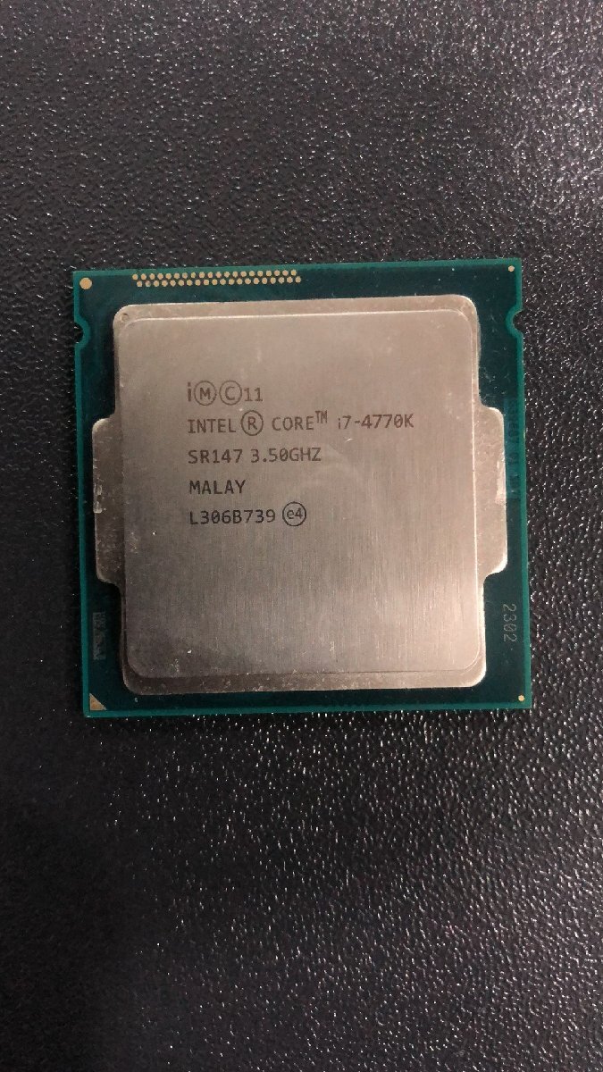 CPU インテル Intel Core I7-4770K プロセッサー 中古 動作未確認 ジャンク品 - A218の画像1