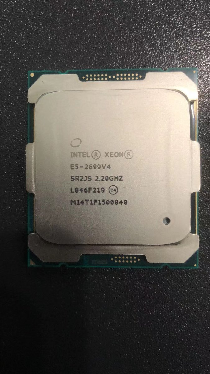 CPU インテル Intel XEON E5-2699 V4 プロセッサー 中古 動作未確認 ジャンク品 - A412_画像1